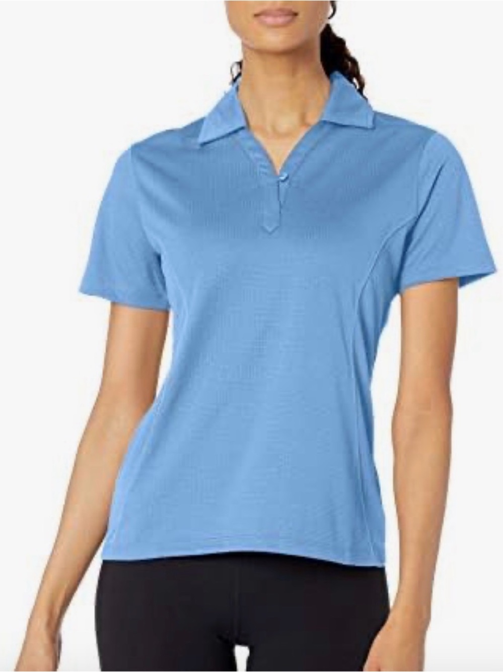 Tee Time! Cutter & Buck Golf Women's XS Short Sleeve Athletic Polo Sea Blue